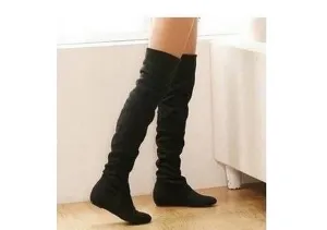 Over The Knee High Leg Suede Long Boots And Short Boots