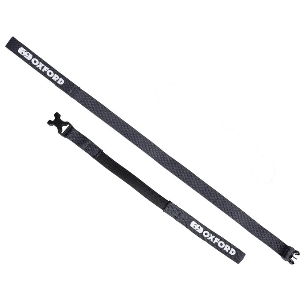 Oxford Atlas B-Clip Straps Asphalt (17mm x 1.2m) (Pair)