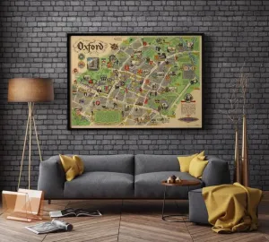 Oxford Map Print| Art History