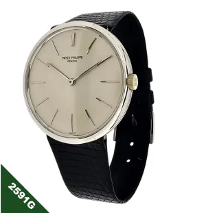 Patek Philippe 2591G Vintage Calatrava 35mm Center Lugs Circa 1959