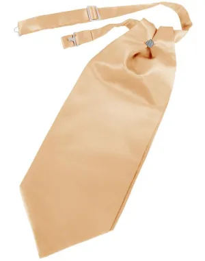 Peach Solid Satin Kids Cravat