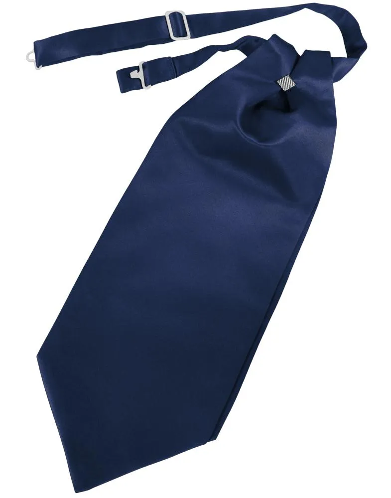 Peacock Solid Satin Kids Cravat