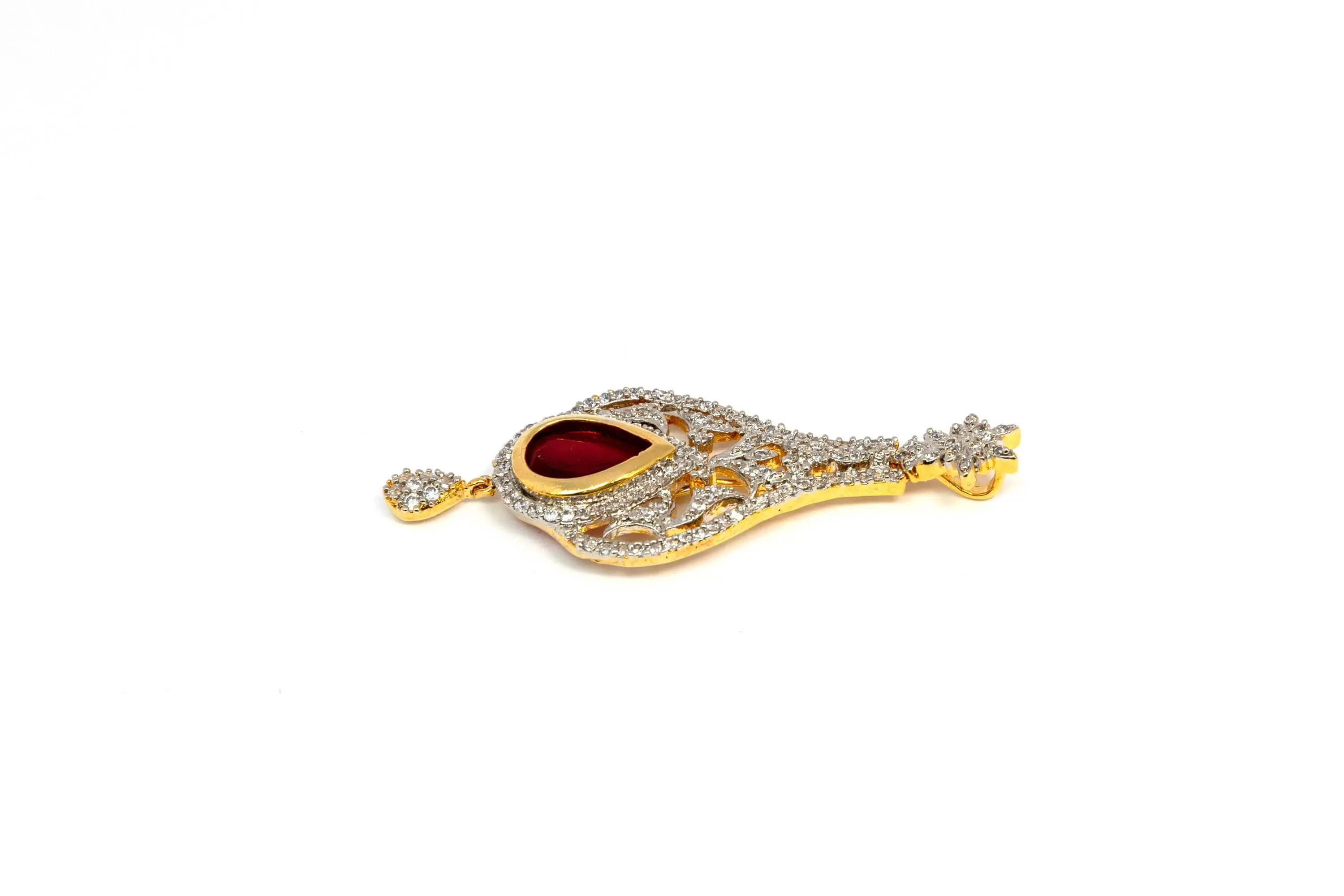Pendant with Synthetic Ruby