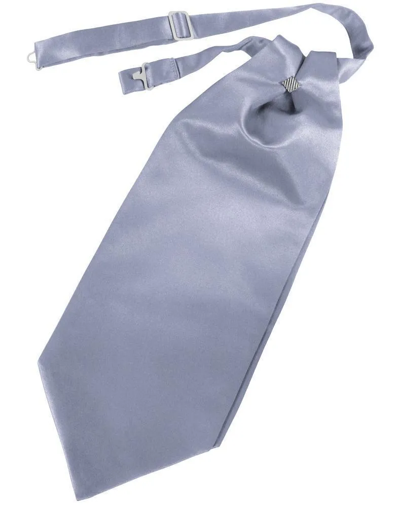 Periwinkle Solid Satin Kids Cravat