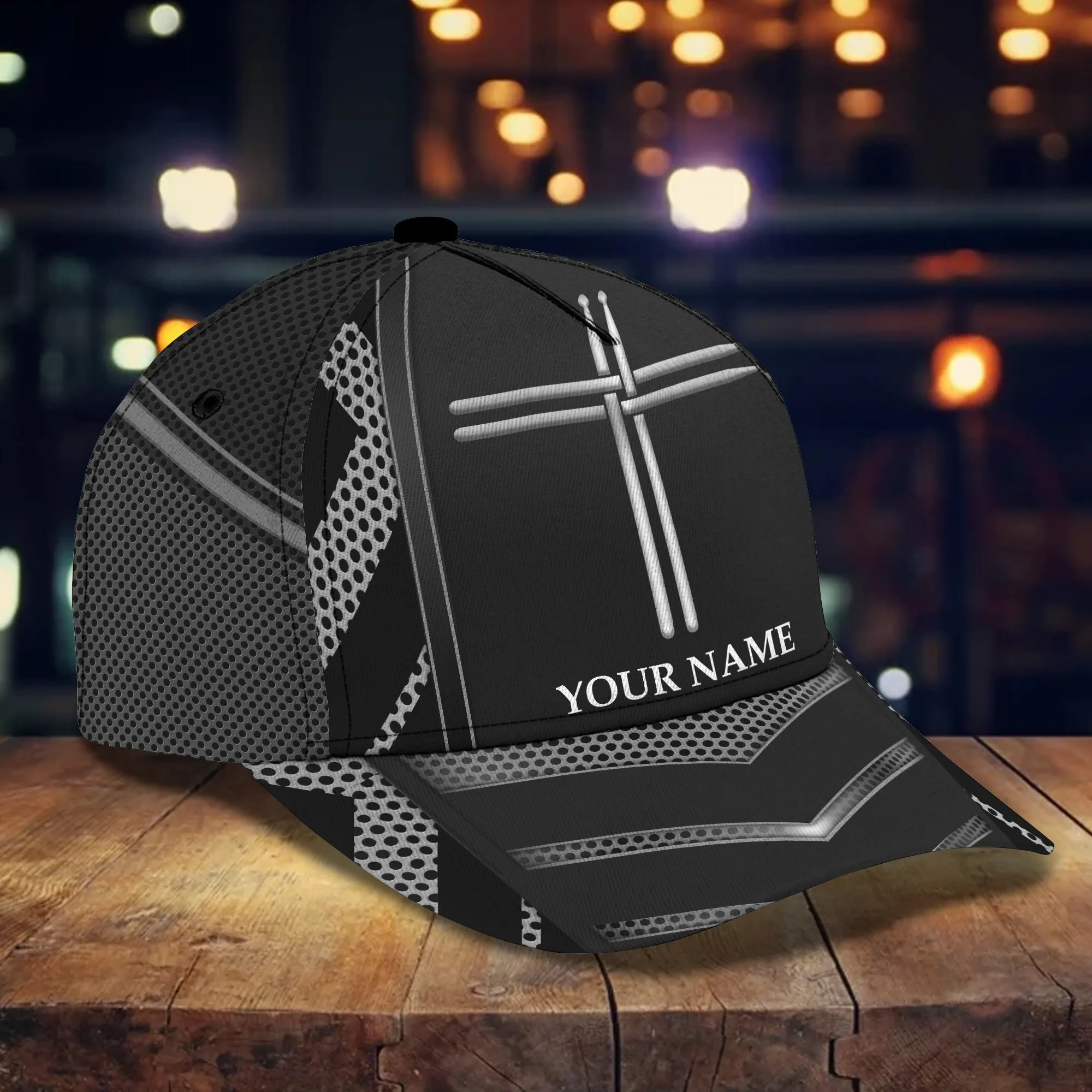 Personalized Name-Drummer-Classic cap- HTV