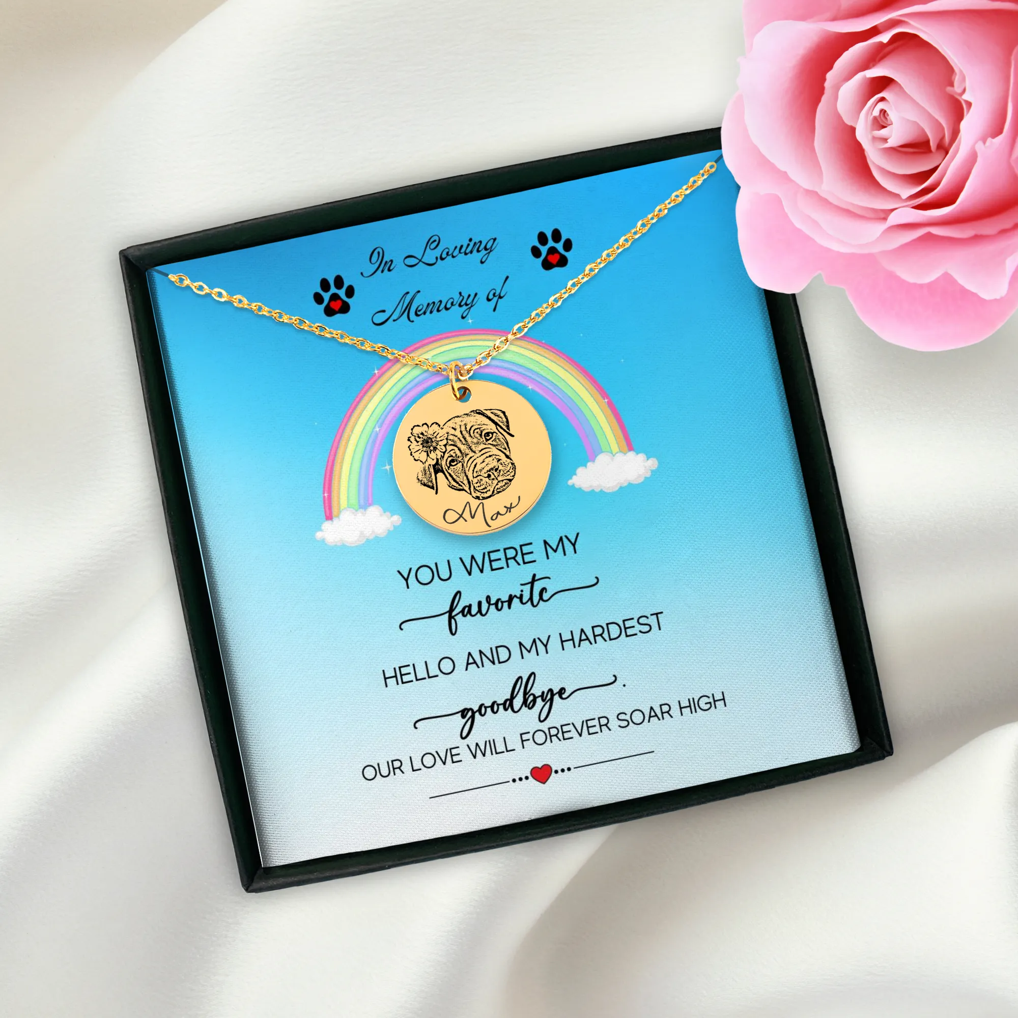 Pet Portrait Necklace
