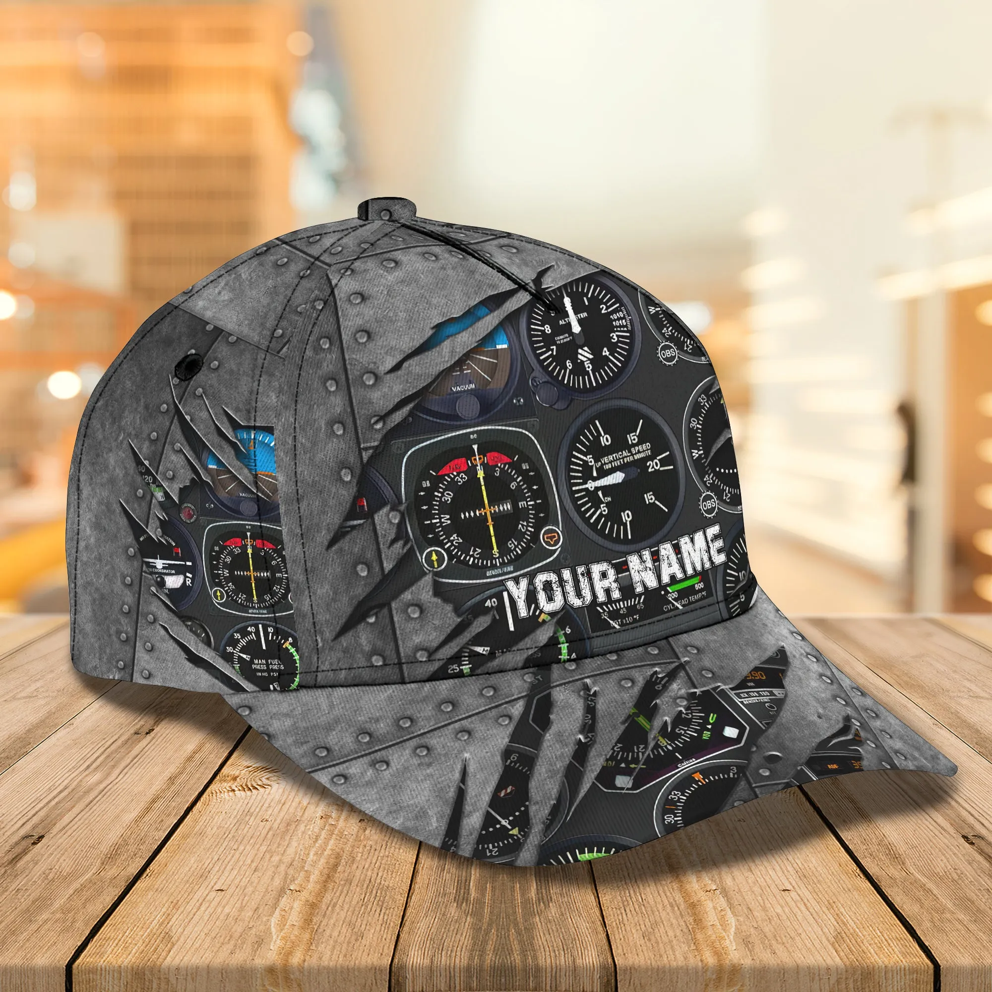 Pilot - Personalized Name Cap - Tra96