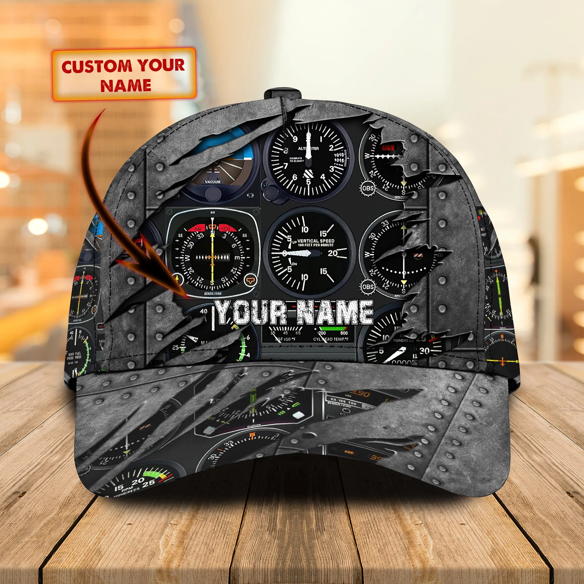 Pilot - Personalized Name Cap - Tra96