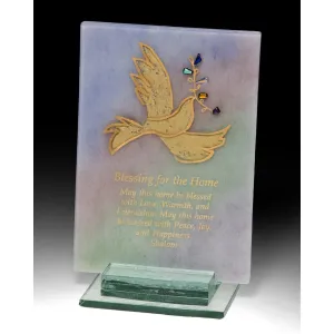 Plaque Dove Home Blessing S17 by Beames Designs