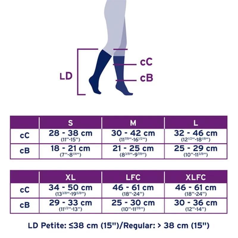 PR/1 JOBST ULTRASHEER WOMEN, KNEE HIGH, 30-40MMHG, MD, NATURAL, CLOSED TOE