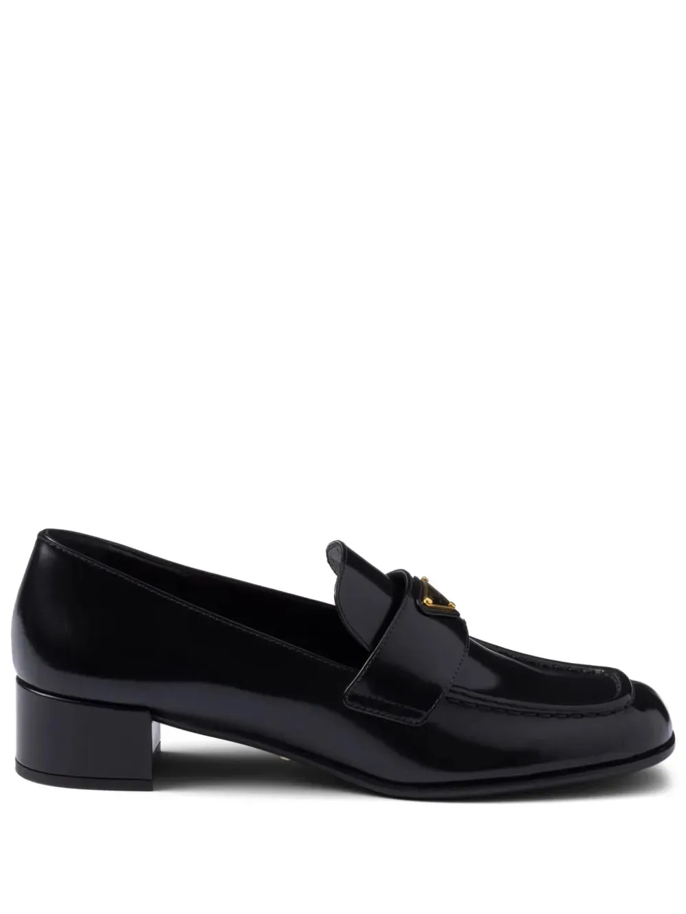 Prada 35mm brushed-leather loafers