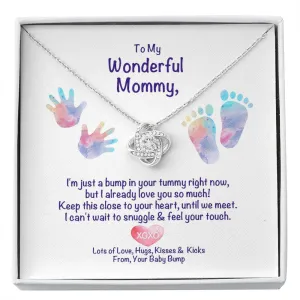 Pregnancy Gift | To My Mommy Necklace