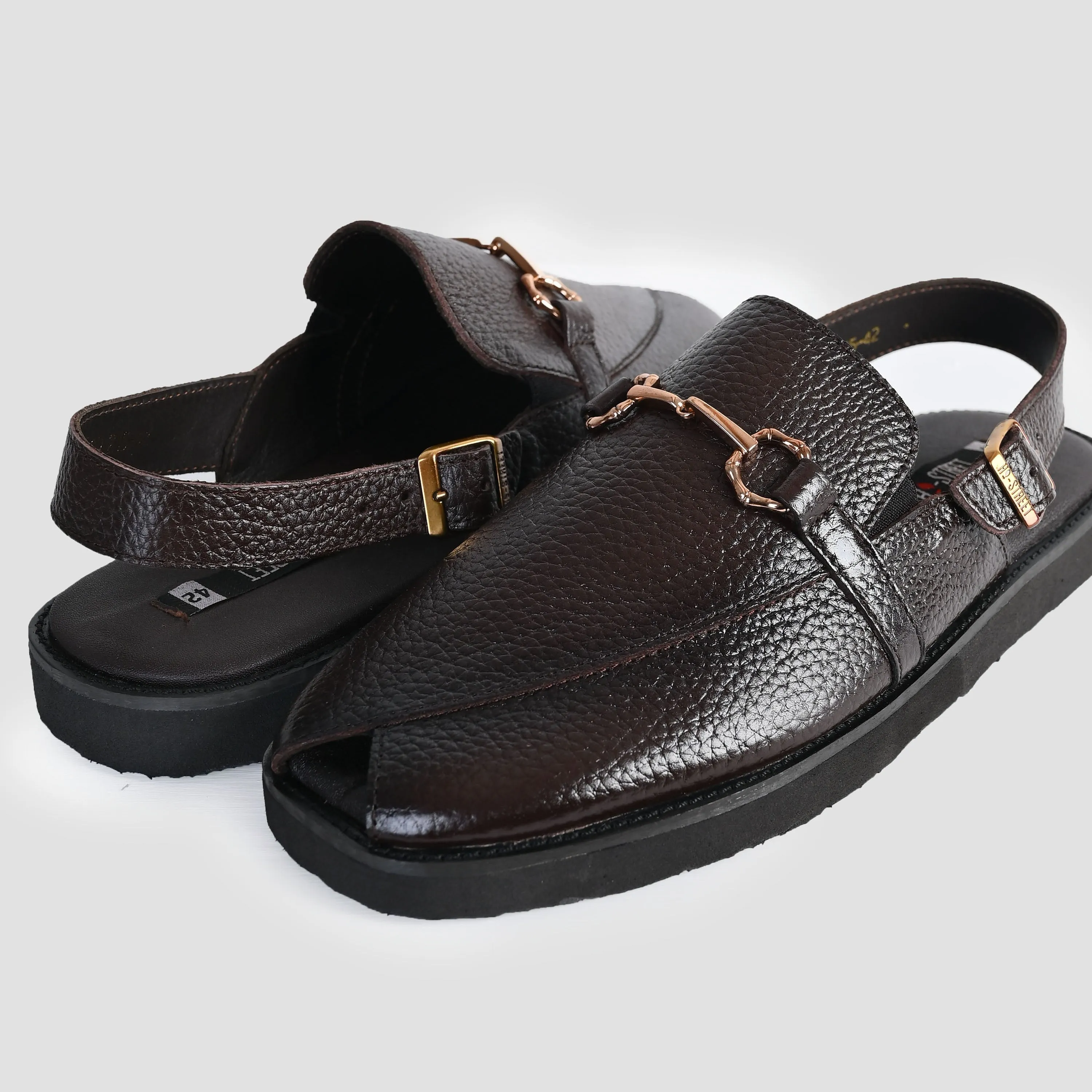PREMIUM  BROWN MILT LEATHER SANDAL