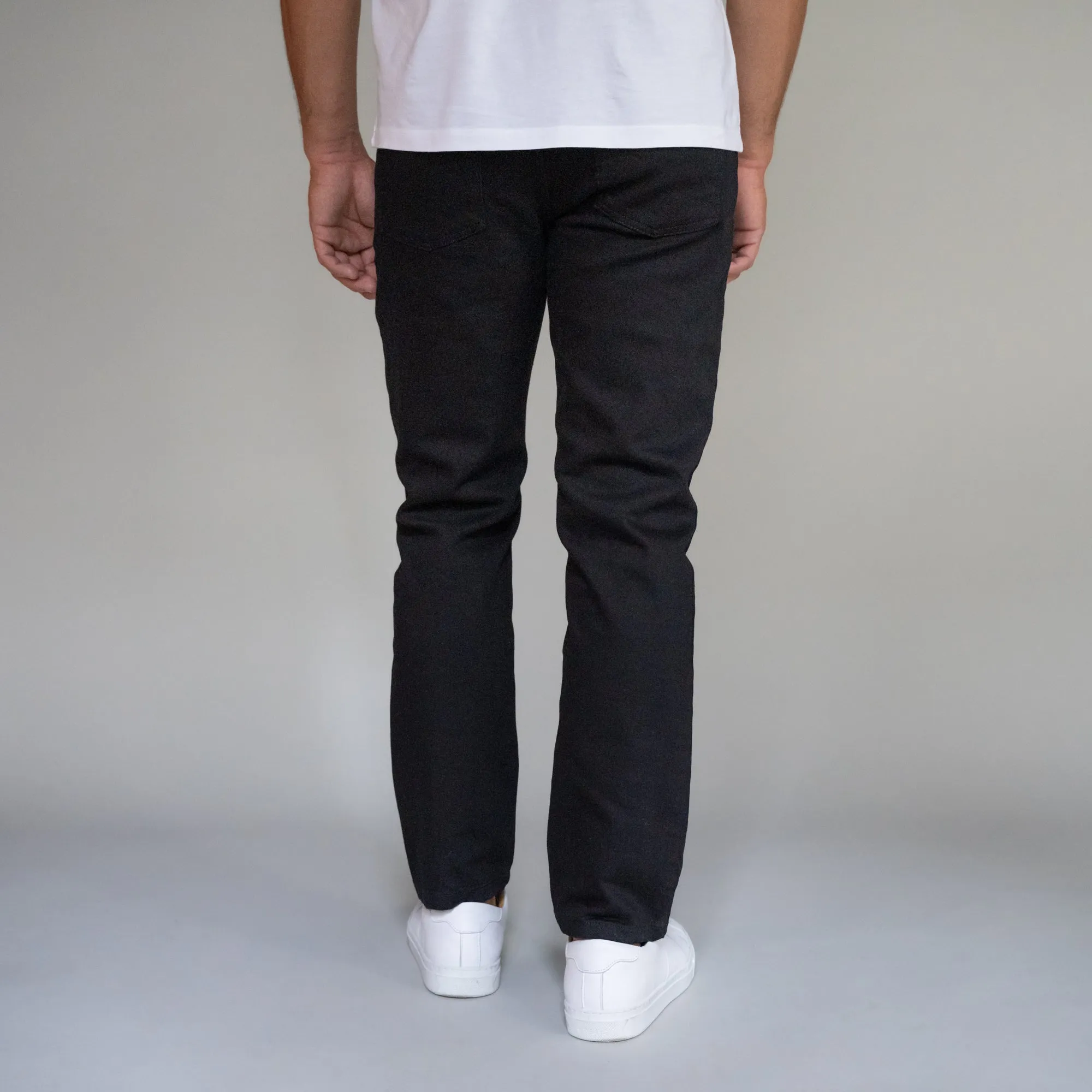 Premium Italian Denim Skinny Fit - Black