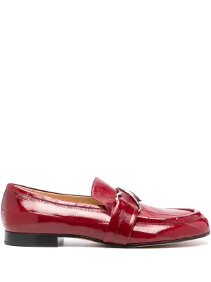 Proenza Schouler monogram plaque loafers