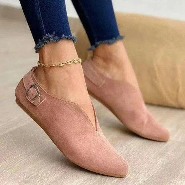 Pure Color V Topline Shoes