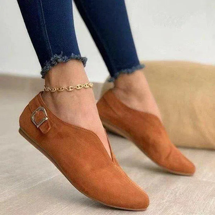 Pure Color V Topline Shoes