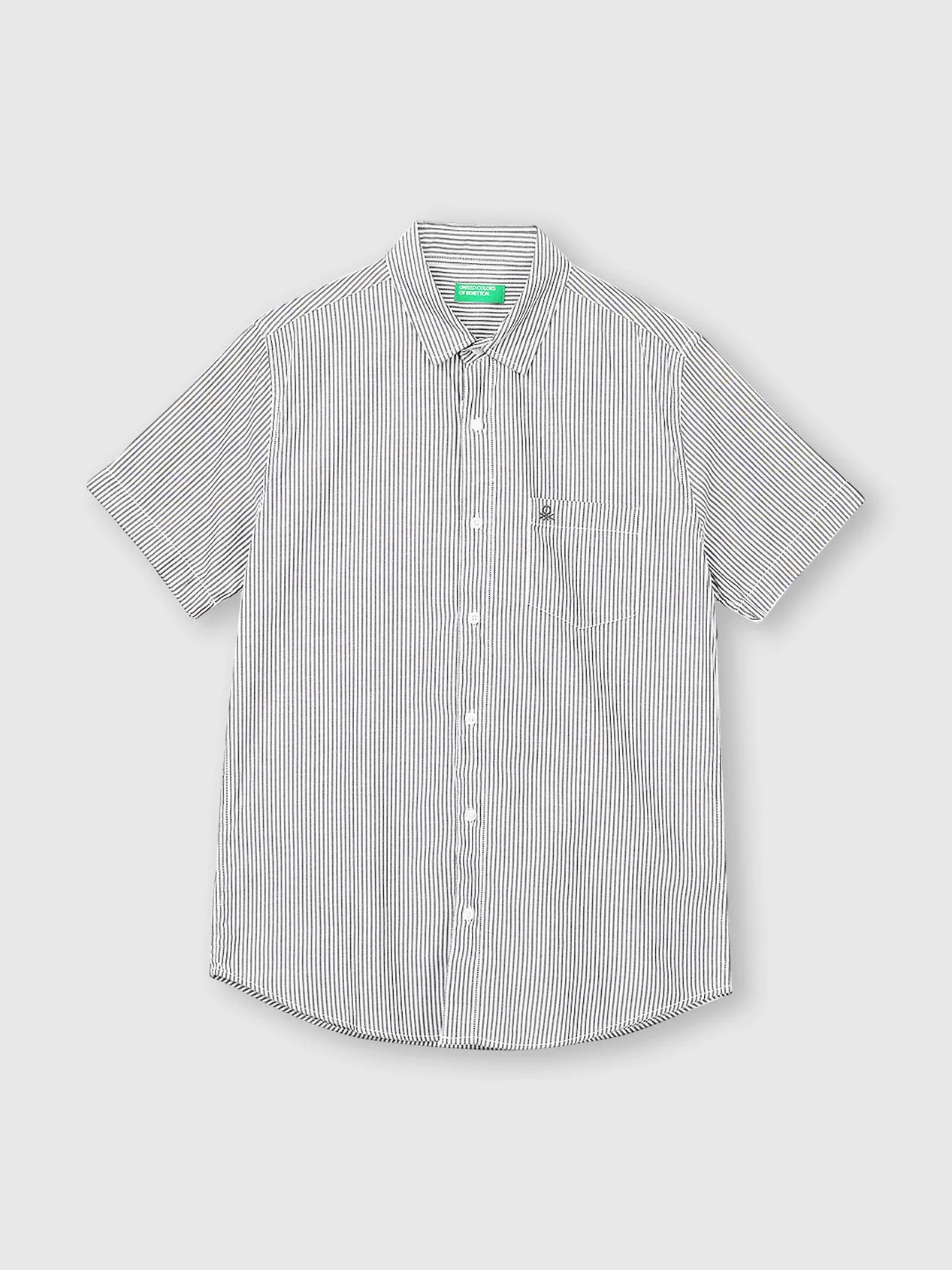 Pure Cotton Striped Oxford Shirt