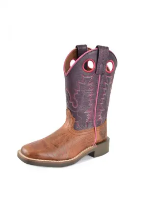 Pure Western Boots Kids Hadley Purple (PCP78071C)