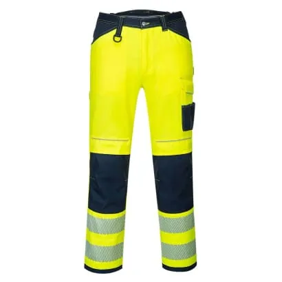 PW3 Hi Visibility Class 2 Work Trousers Portwest PW340
