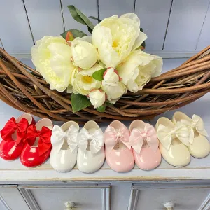 "Amelia" Soft Sole Bow Shoes