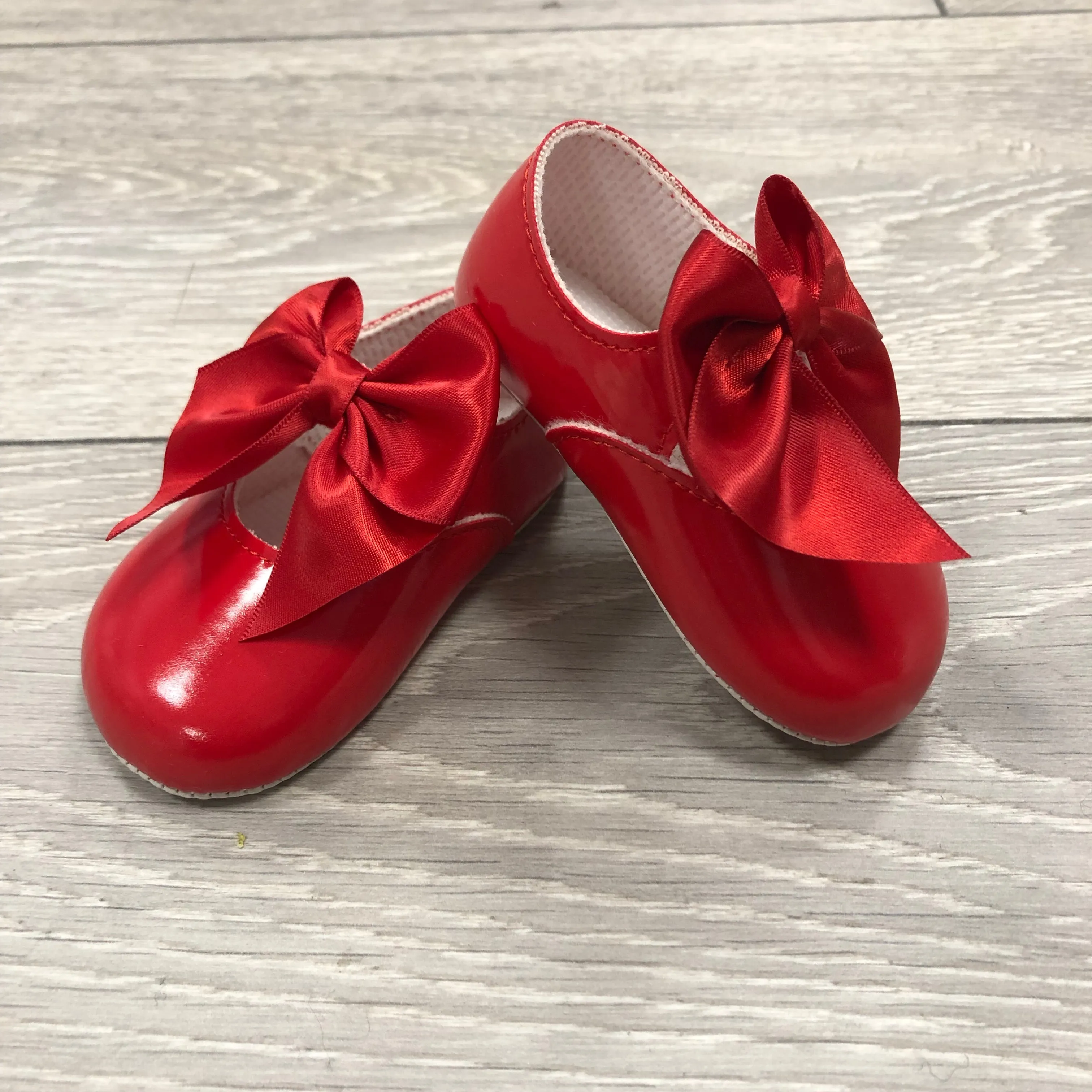 "Amelia" Soft Sole Bow Shoes
