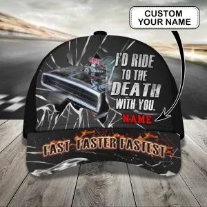 Racing Till The Death - Personalized Name Cap - Loop - H9h3-397