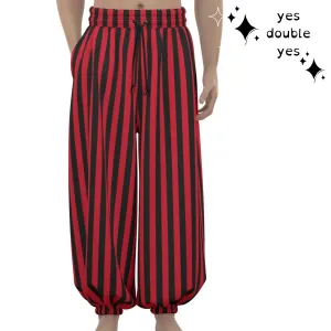 Red Black Clown Pantaloons
