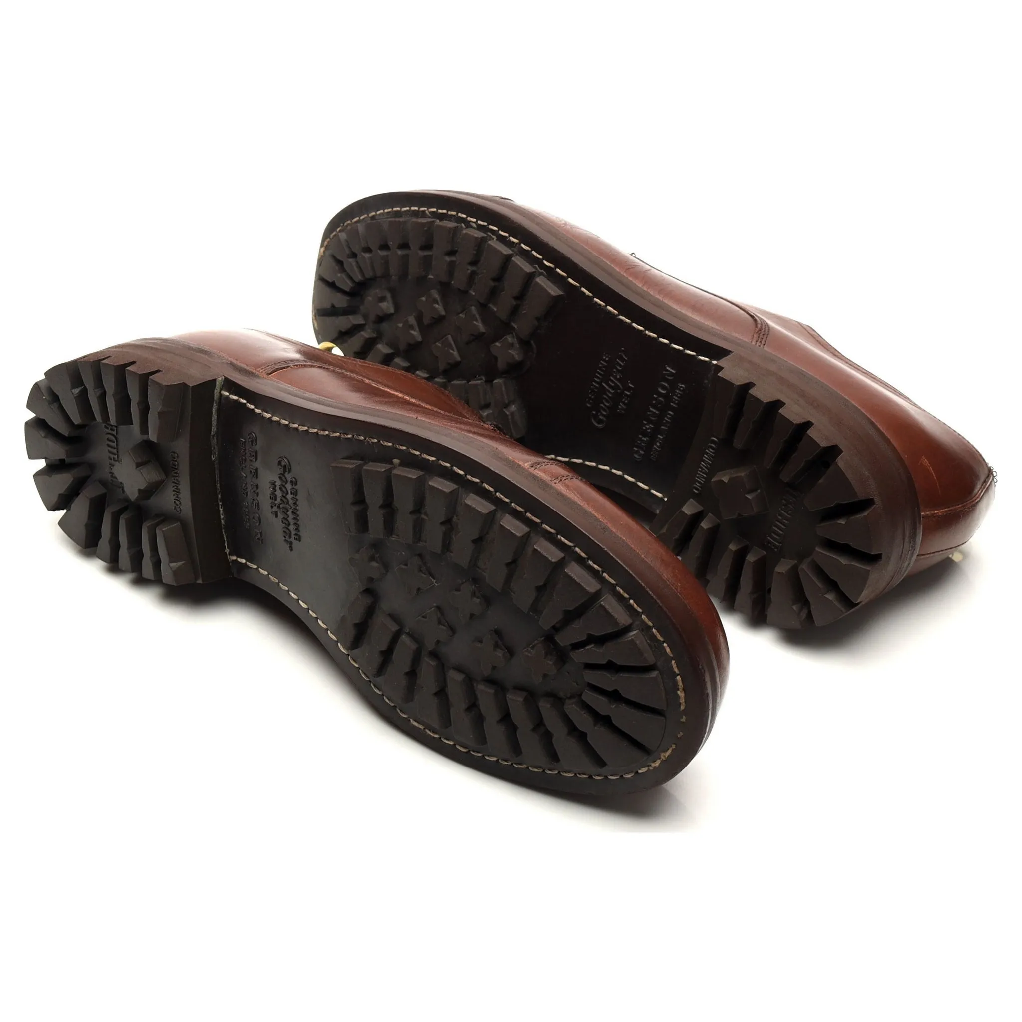 'Rhys' Brown Leather Derby UK 7 F