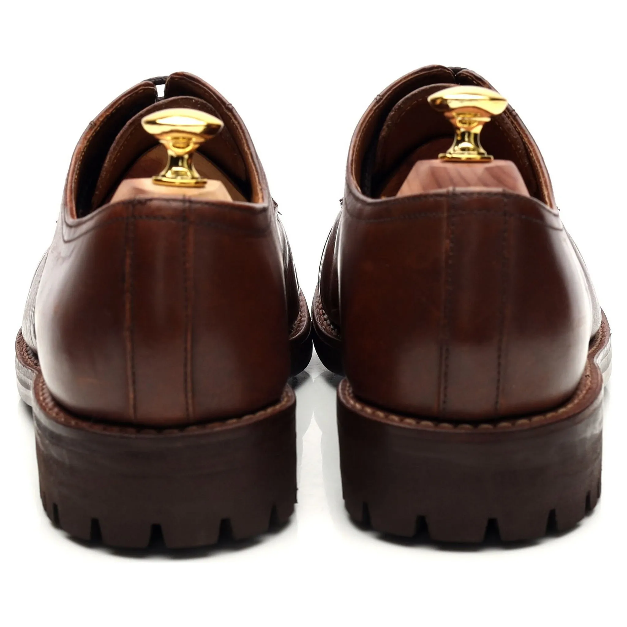 'Rhys' Brown Leather Derby UK 7 F