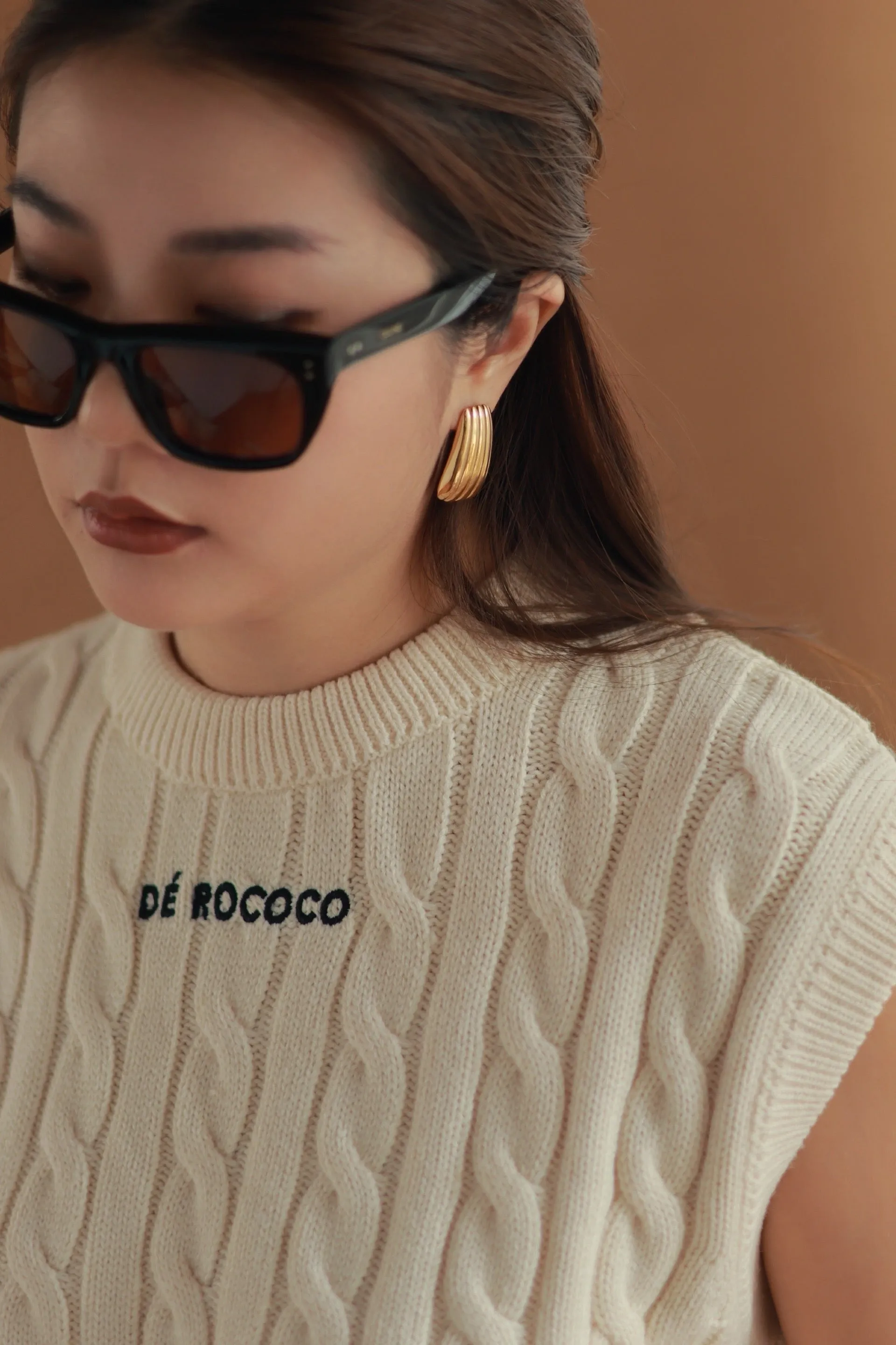 Ribbed Rectangle Studs