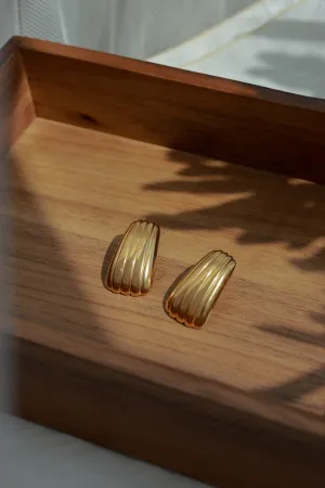 Ribbed Rectangle Studs