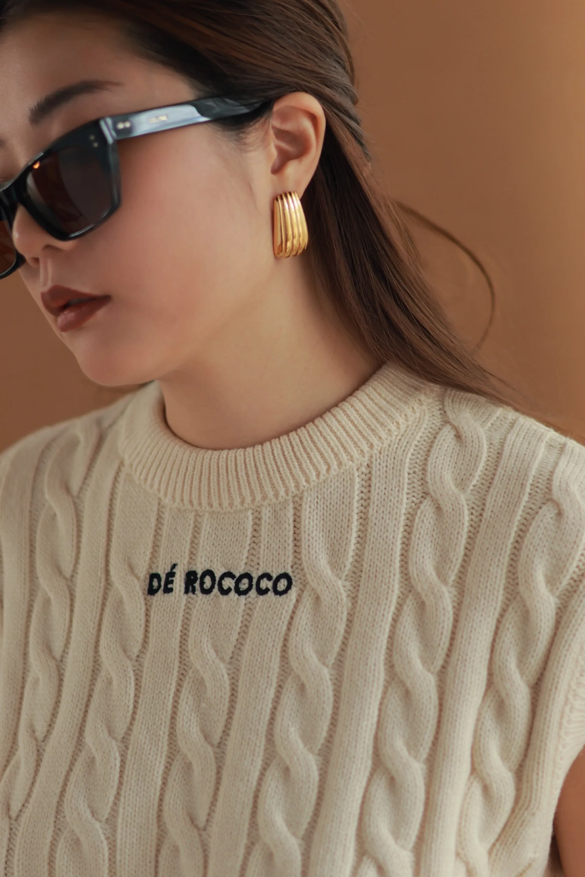 Ribbed Rectangle Studs