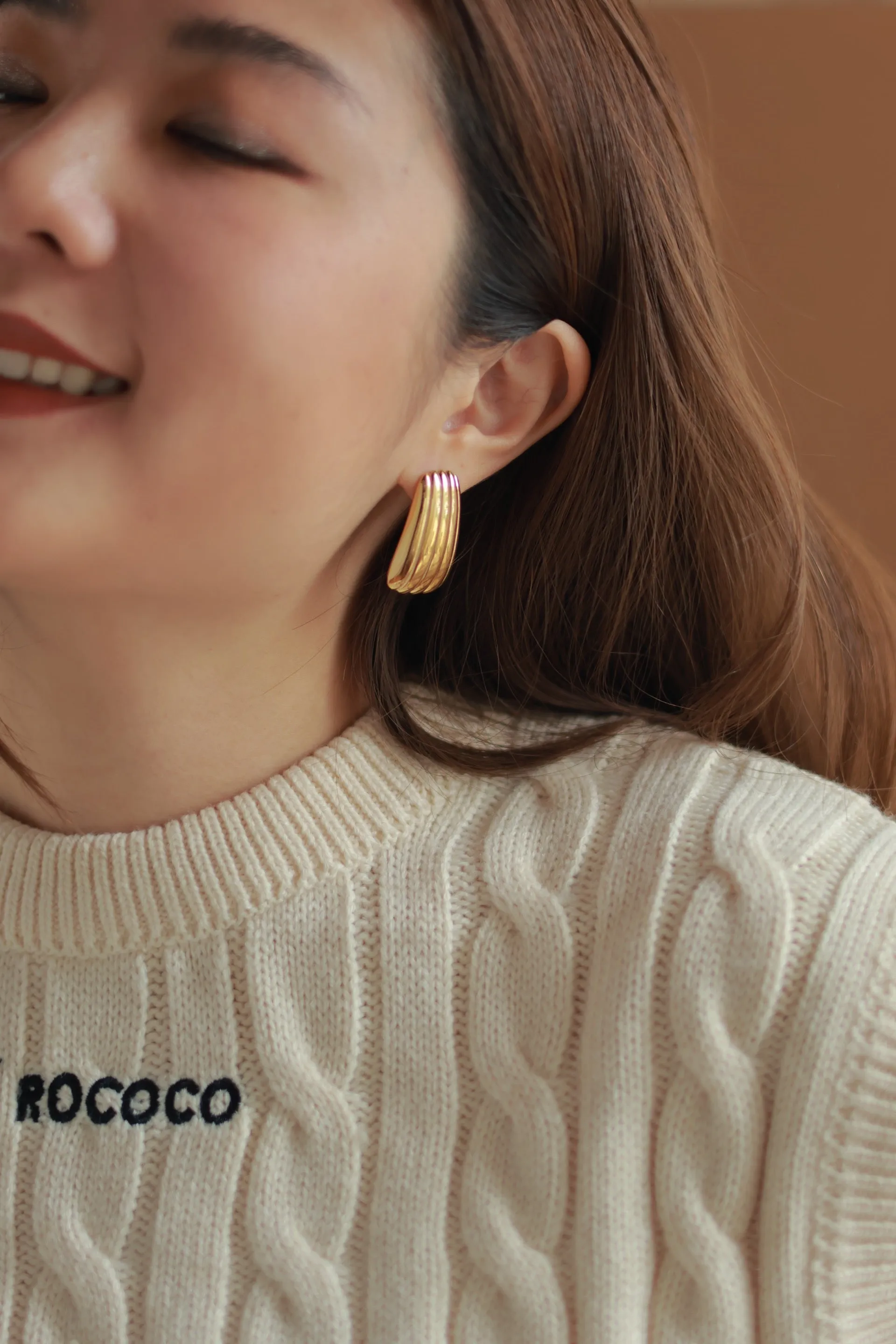 Ribbed Rectangle Studs