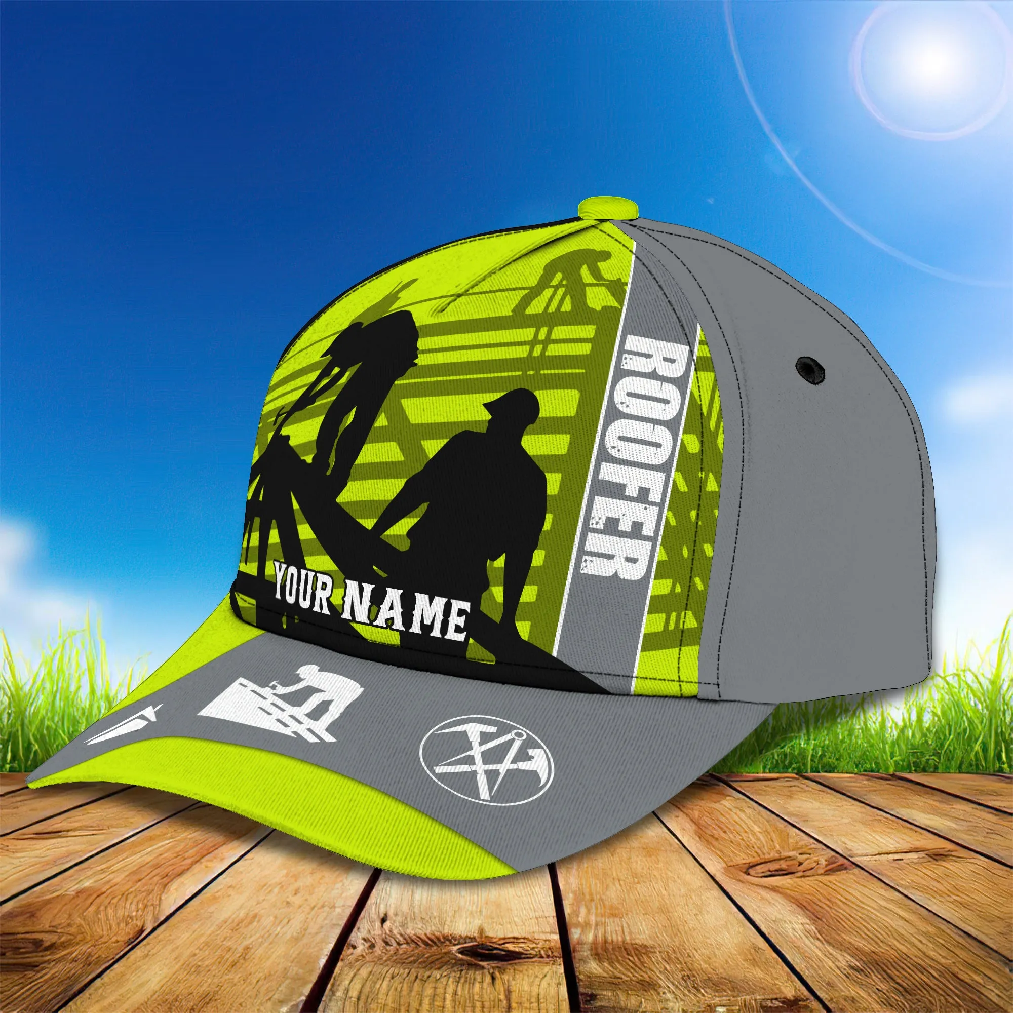 RINC98 - Personalized Name Cap - Roofer01