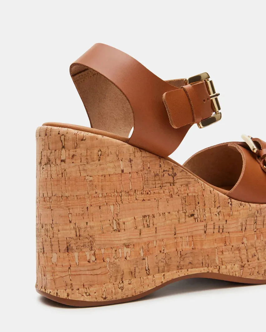 River Cognac Sandal