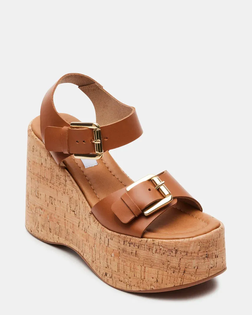 River Cognac Sandal