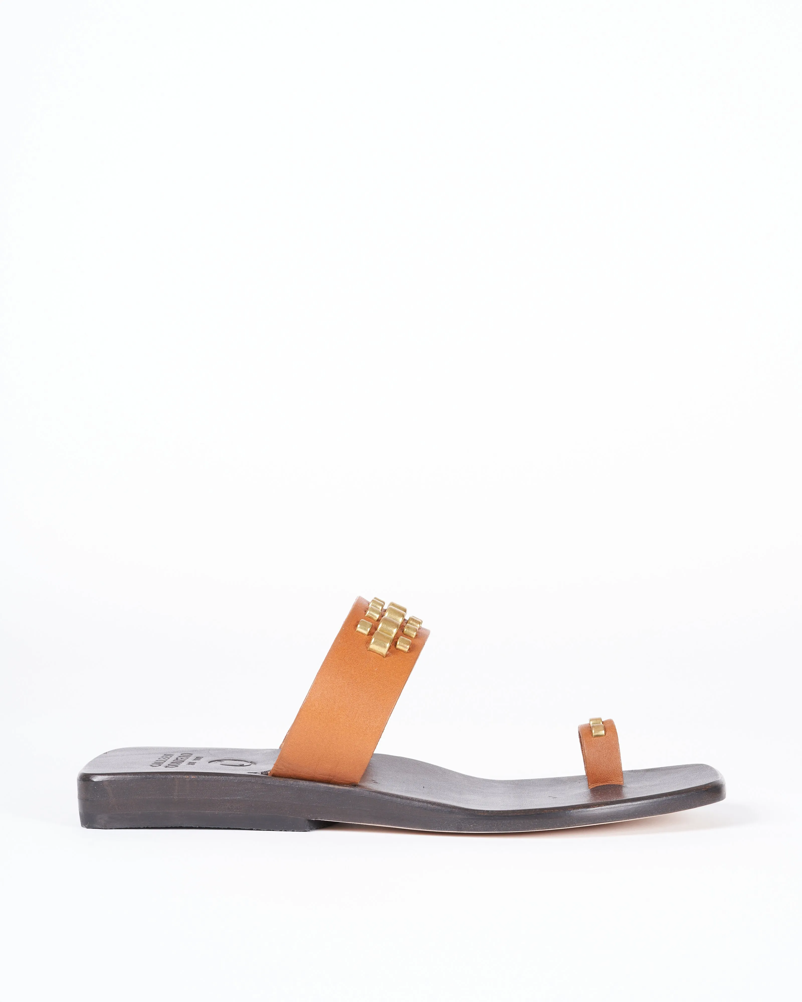 rolex sandal - cognac nappa