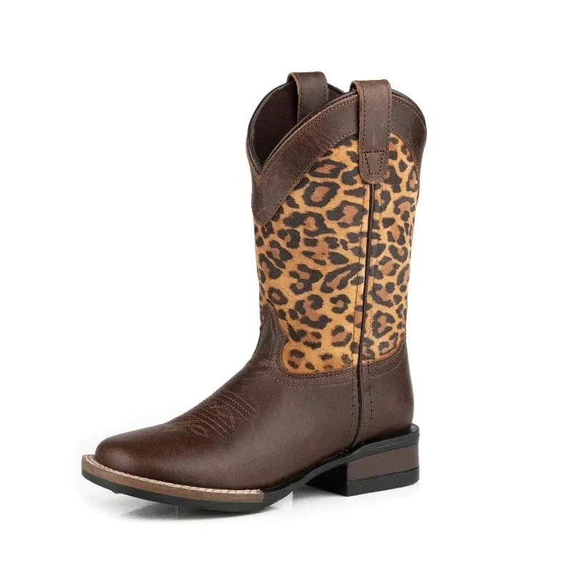 Roper Boots Big Kids Monterey Leopard