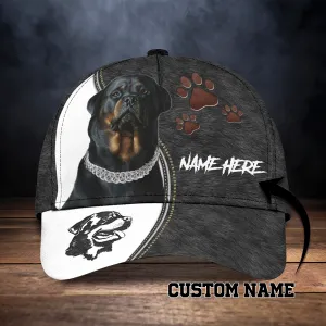 Rottweiler Lover - Personalized Name Cap - Nmd 04
