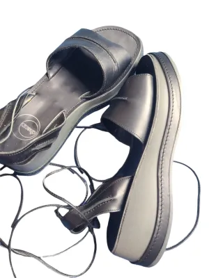 Sandales plateformes 90s noires