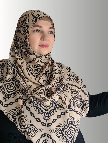SANDSTONE ELEGANCE SQUARE HIJAB