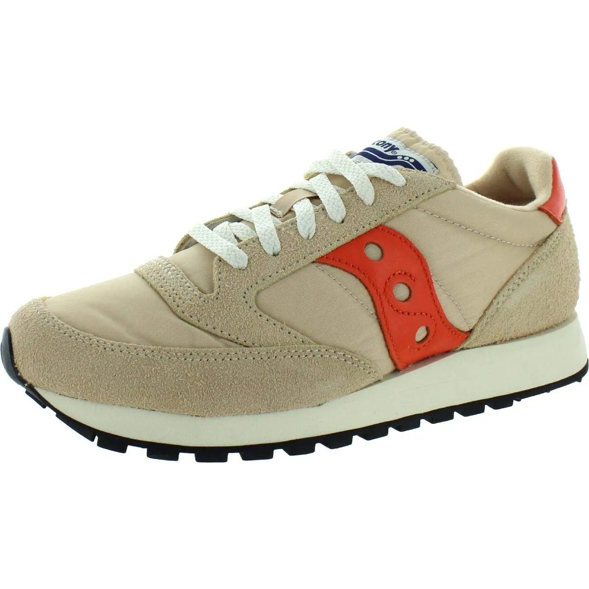 Saucony Mens Jazz Original Vintage Lifestyle Running Shoes Tan 7.5 Medium (D)
