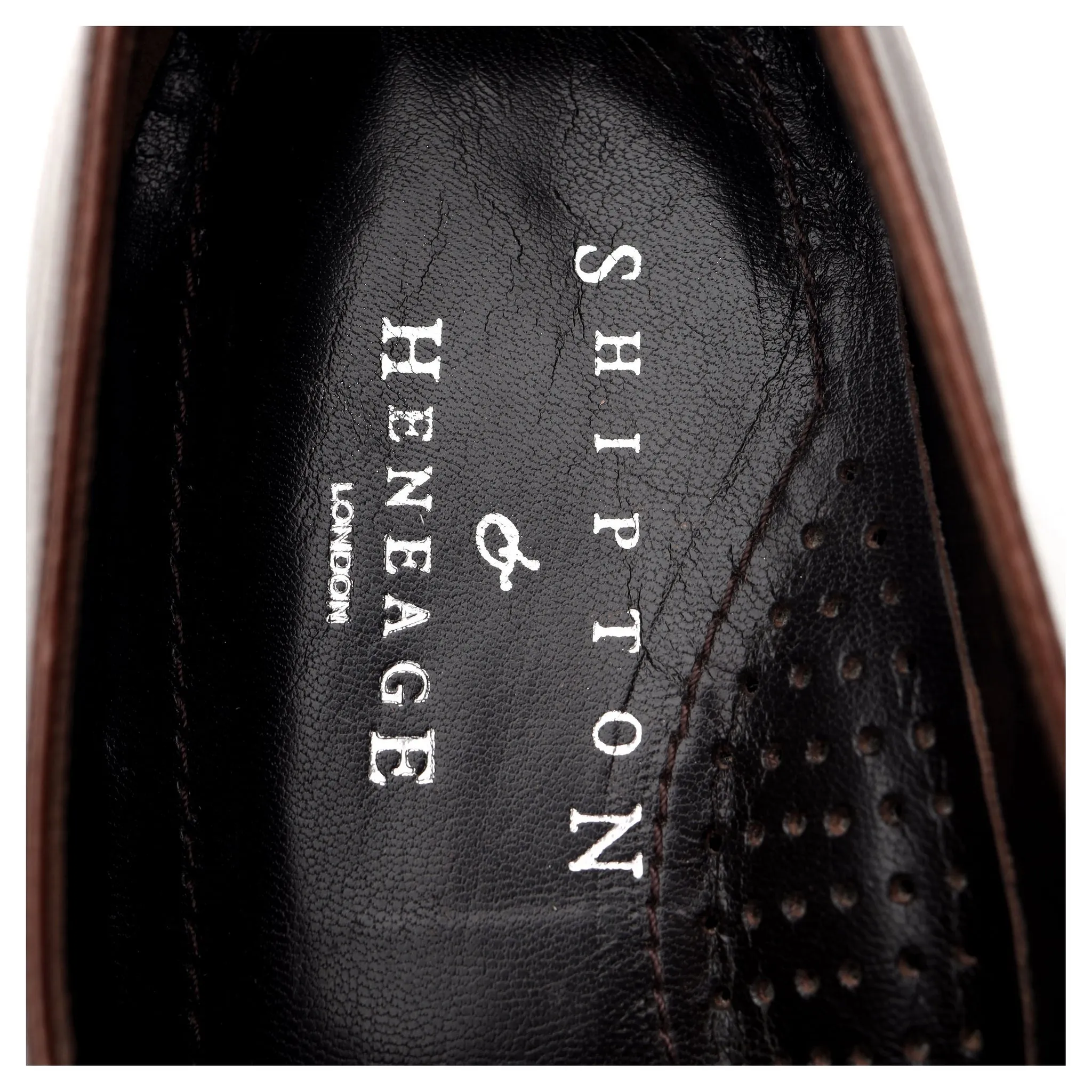 'Seville' Brown Leather Loafers UK 6.5