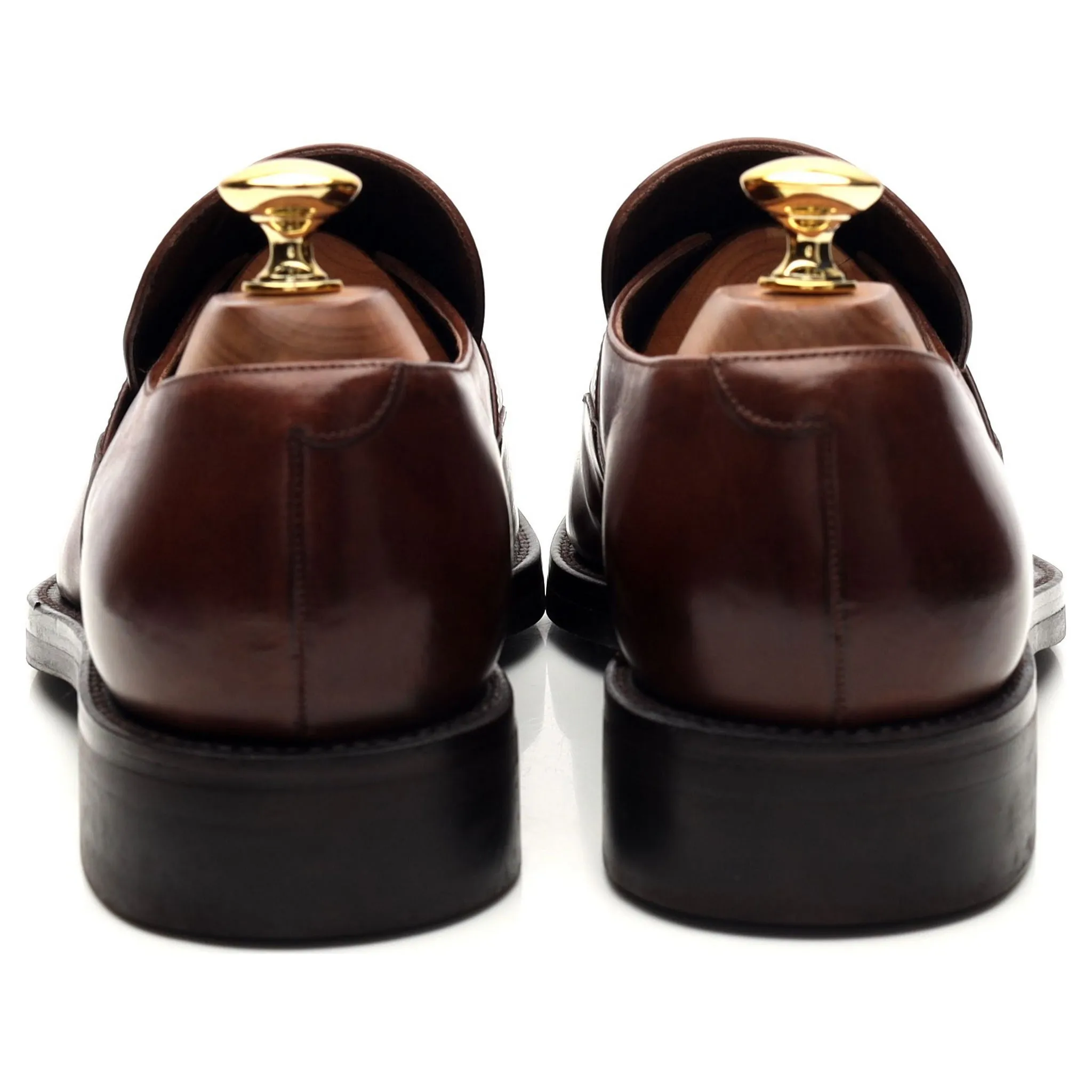 'Seville' Brown Leather Loafers UK 6.5