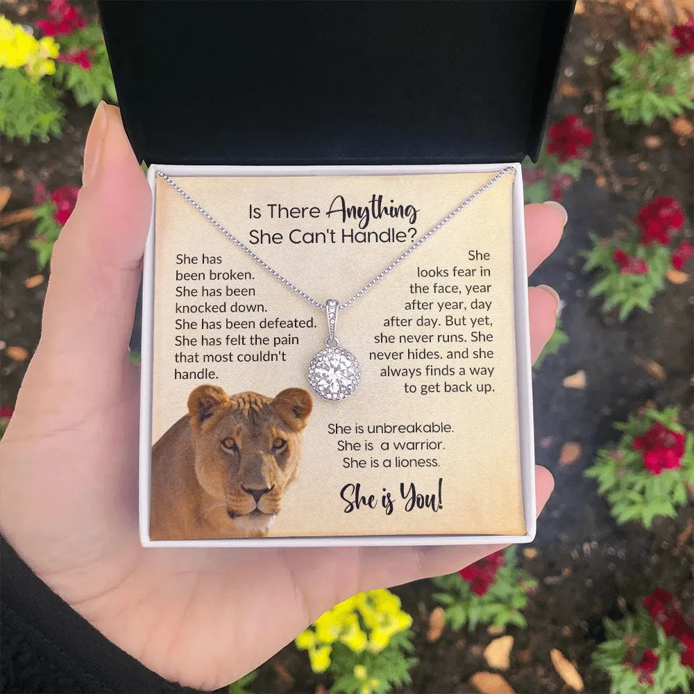 She Has Been Broken Lioness | Eternal Hope Necklace