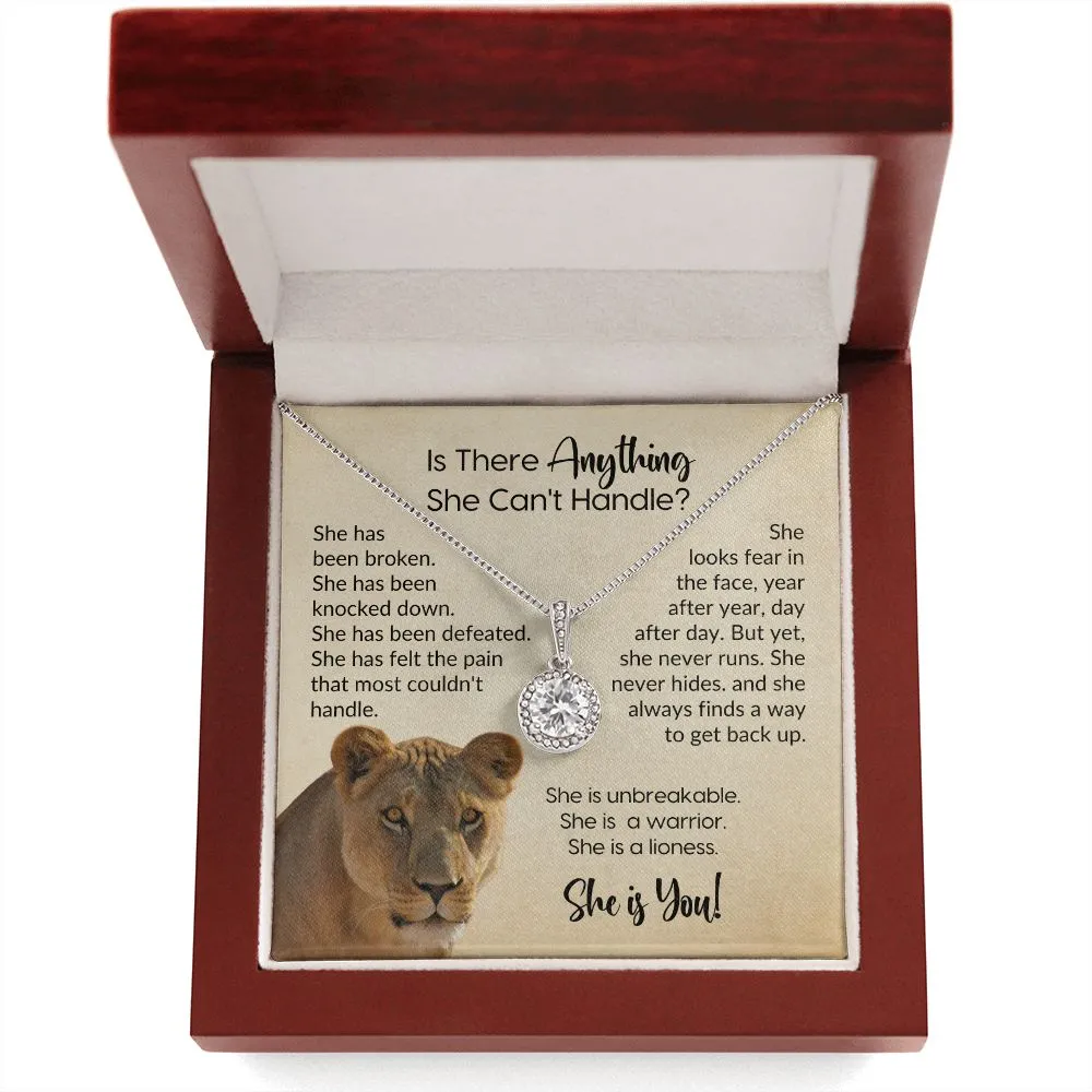 She Has Been Broken Lioness | Eternal Hope Necklace