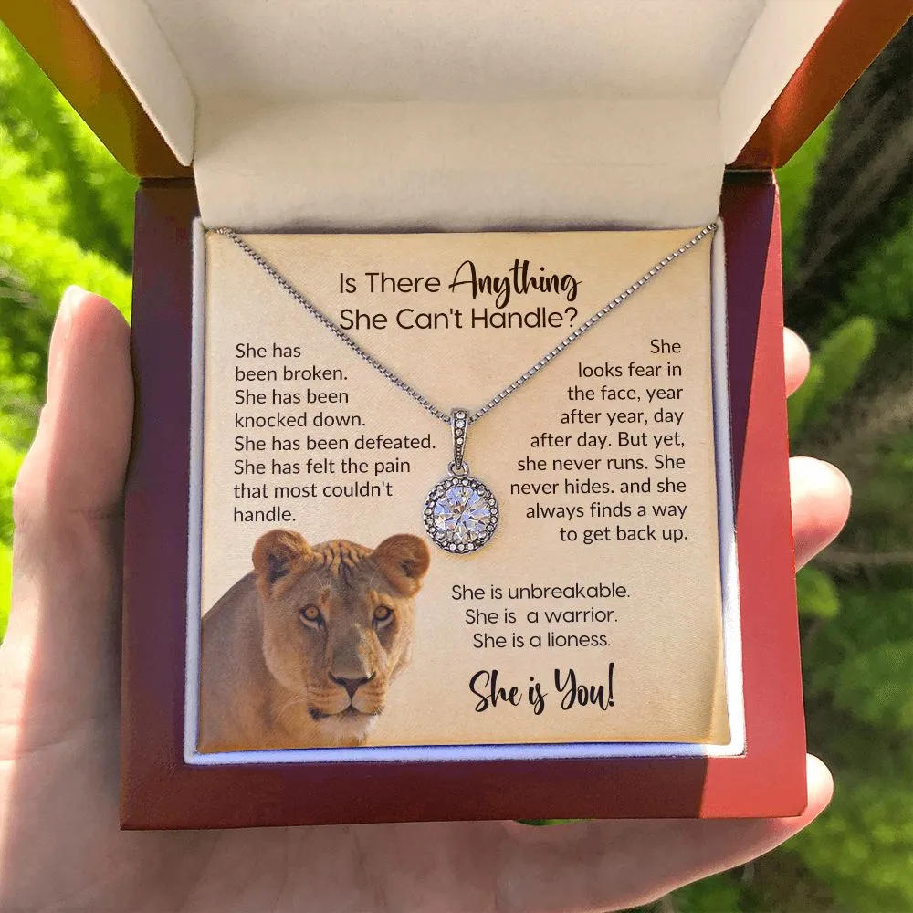 She Has Been Broken Lioness | Eternal Hope Necklace