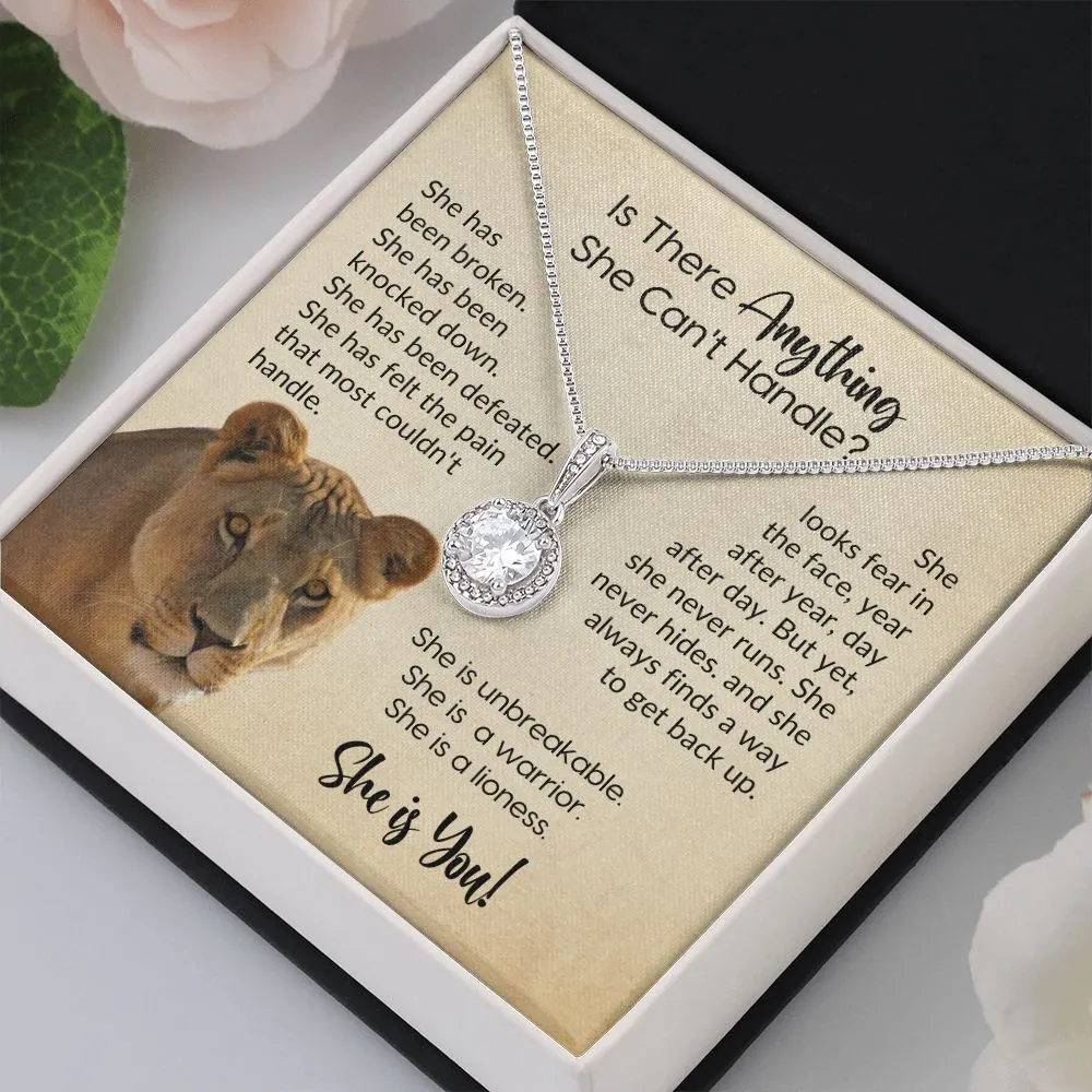 She Has Been Broken Lioness | Eternal Hope Necklace