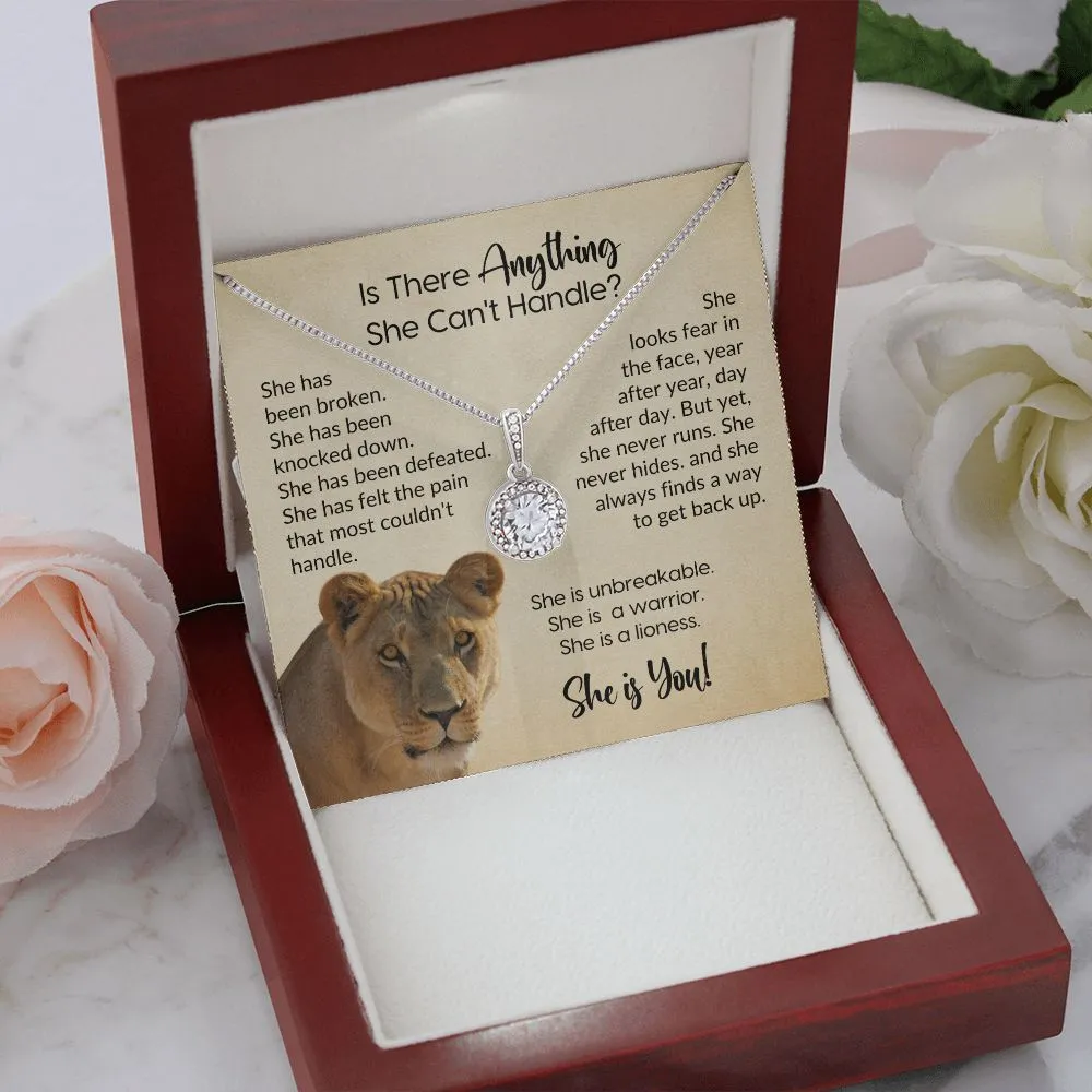 She Has Been Broken Lioness | Eternal Hope Necklace